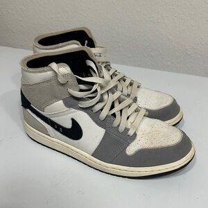 Nike High-Top Sneakers in Gray and Black